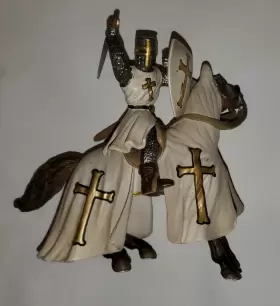 658183700349 SCHLEICH Cross Crusader Knight Horse
