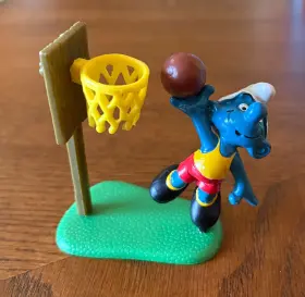 6711 SCHLEICH Smurf Basketball Figure Box