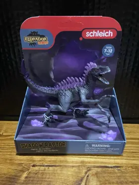 70154 SCHLEICH Eldrador Shadow Raptor Dinosaur Toy Figure Box