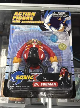 37400 SEGA Sonic Eggman Tall Detailed Figure Chaos Emeralds