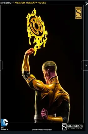 300217 SIDESHOW COLLECTIBLES Format Sinestro Figure #3