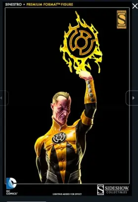 300217 SIDESHOW COLLECTIBLES Format Sinestro Figure