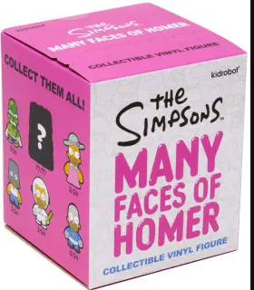 KR18982-CDU SIMPSONS Faces Homer Blind Box Figure Kid Robot