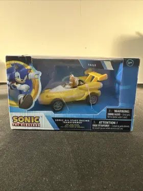 698143064180 SONIC Hedgehog Tails Stars Racing Kart Racer