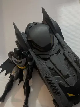 6055297 SPIN MASTER Batman Batmobile Toy Car Figures Comics #3