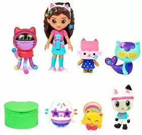 6064152 SPIN MASTER Dollhouse Dance Figure Set Doll Cat Toy #2