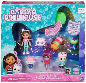 6064152 SPIN MASTER Dollhouse Dance Figure Set Doll Cat Toy #3