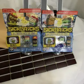 778988099629 SPIN MASTER Sick Bricks Play Team Mutants Vs