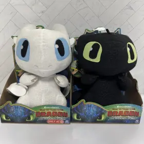 Toothless SPIN MASTER Train Dragon Lightfury Squeeze Growl