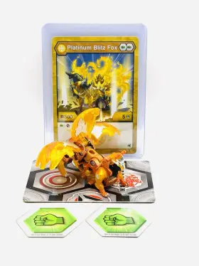 778988412244 SPIN MASTER Bakugan Blitz Fox Platinum Aurelus
