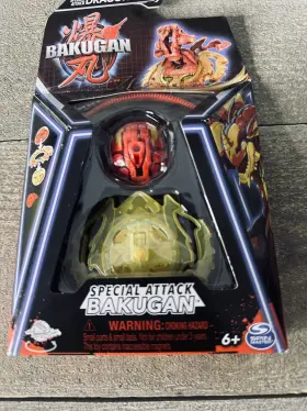 9292 SPIN MASTER Bakugan Attack Dragonoid Action Figure Box #3