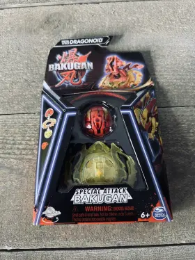 9292 SPIN MASTER Bakugan Attack Dragonoid Action Figure Box