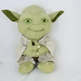 032281276843 STAR WARS Disney Yoda Doll Tall Cuddle Buddy