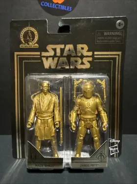 630509870110 STAR WARS Mace Windu Jango Fett Figures Disney