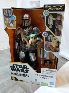 87011383 STAR WARS Galactic Action Mandalorian Grogu Figures