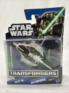 87285 STAR WARS Transformers Saesee Tiin Jedi Starfighter