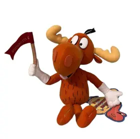 719579010494 STUFFINS Rocky Bullwinkle Moose Wossamotta