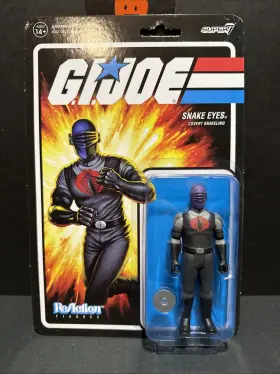 840049820340 SUPER7 Reaction Gi Joe Snake Eyes Covert Action