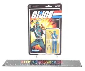 840049824010 SUPER7 Reaction Figures Joe Ninja Viper Cobra