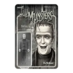 840049825499 SUPER7 Herman Munster Grayscale Action Figure Wi