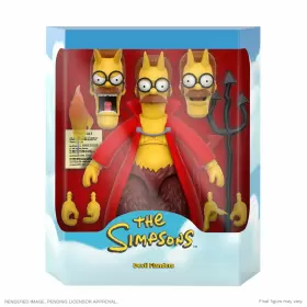 840049848627 SUPER7 Simpsons Ultimates Wave Devil Ned Figure #2