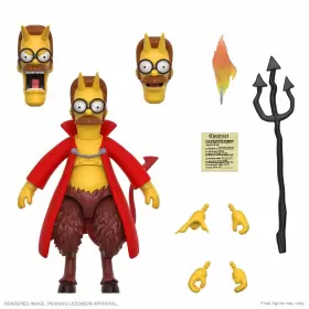 840049848627 SUPER7 Simpsons Ultimates Wave Devil Ned Figure #3