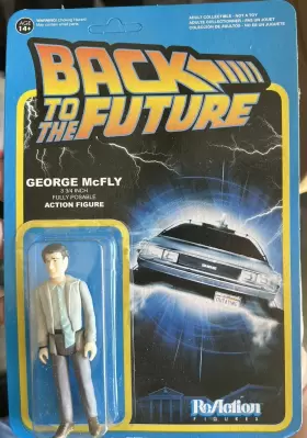 849803039172 SUPER7 George Mcfly Funko Reaction Future Action