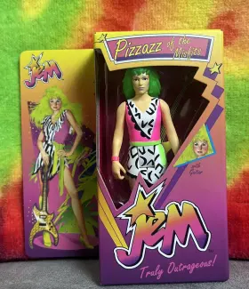 RE-JEMHW02-PIZ-02 SUPER7 Reaction Jem Holograms Pizzaz Action #2