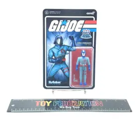 840049814653 SUPER7 Reaction Figures Joe Glow Patrol Cobra