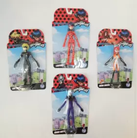 55047 TCG TOYS Miraculous Bend Ems Bendable Action Figure Set
