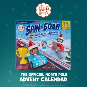 814854015918 ON THE SHELF Elf Advent Calendar Spin Soar #3