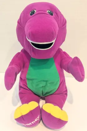 71245 THE LYONS GROUP Talking Barney Dinosaur Playskool