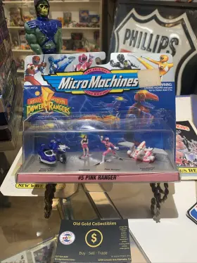 THE-0253 THE ORIGINAL SCALE MINIATURES Micro Pink Ranger
