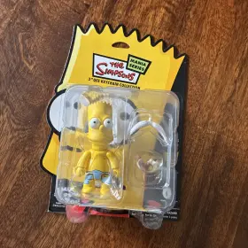 16429 THE SIMPSONS Mania Qee Bart Simpson Key Chain Figure