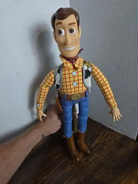 TOY0001 THINKWAY TOYS Toy Story Talking Woody Doll Pixar #2