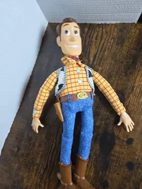 TOY0001 THINKWAY TOYS Toy Story Talking Woody Doll Pixar