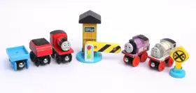 Y6784 THOMAS FRIENDS Learning Train Wooden Ticket Booth James