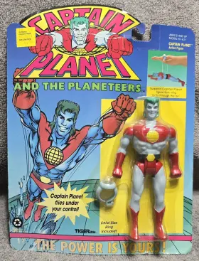 80-621 TIGER TOYS Captain Planet Planeteers Action Figure