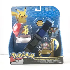053941182069 TOMY Pokemon Clip Poke Ball Belt Pikachu Hoopa