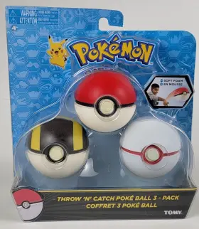 T18810 TOMY Pokemon Throw Ftnft Catch Poke Ball Foam Ultra