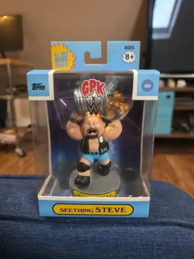 DS080321 TOPPS Gpk Wwe Seething Steve Austin Garbage Pail