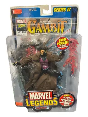 70377 TOY BIZ Marvel Legends Gambit Action Figure Iv