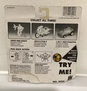 8000 TOY STATE Mini Robot Motorized Robotic Voice #2