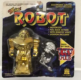 8000 TOY STATE Mini Robot Motorized Robotic Voice