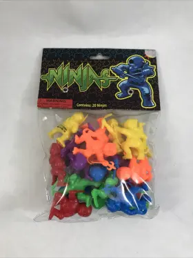 085761207387 TOY1 Colorful Ninja Figurines Nos Toy Figures