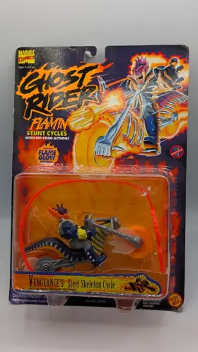 035112524380 TOYBIZ Toy Biz Ghost Rider Flaminft Stunt Action