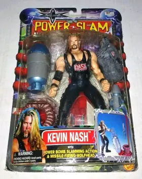 035112774426 TOYBIZ Kevin Nash Power Slam Wcw Wrestlers Toy