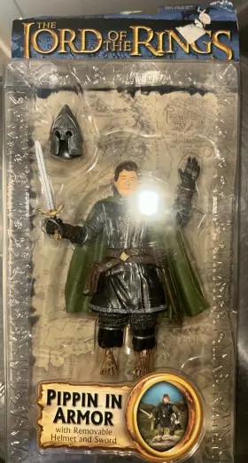 035112813231 TOYBIZ Lord Rings Pippin Armor King Action