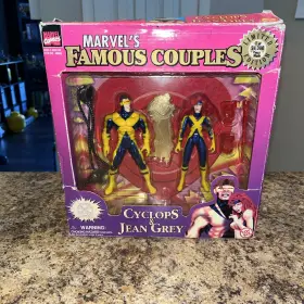 49065 TOYBIZ Marvels Famous Couples Cyclops Jean Pack Figure