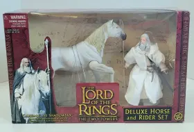 81335 TOYBIZ Lord Rings Towers Gandalf Shadowfax Deluxe Horse
